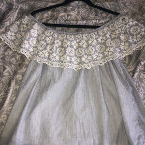 off the shoulder blouse